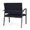 Lesro Newport Bariatric Chair Metal Frame, Charcoal, OH Navy Upholstery NP1401 - alternate 2